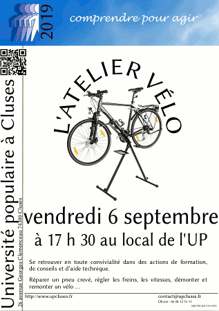 Atelier vélo du 6 septembre 2019